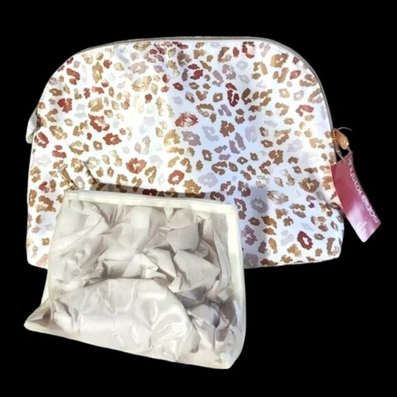 NWT Sonia Kashuk Limited Edition Large Toiletry Pouch Set - Terra Spot - Picture 3 of 8